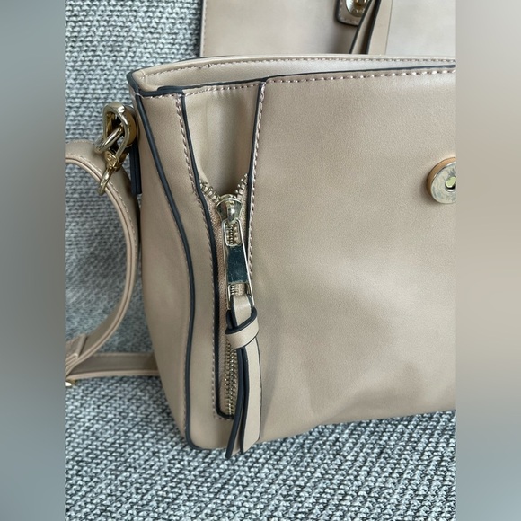 Aldo Tan Satchel with Structured Design and Tassels - Picture 11 of 16